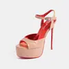 Amazon europeo y americano comercio exterior tacón ultra alto talla extra travestismo sexy sandalias de tacón alto para hombre 14 cm