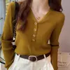 Ropa de punto roja para mujer Otoño e Invierno 2024 Nueva Camisa base súper bonita con top interior Nuevo tejido de punto Negro