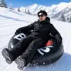 Anillo de Esquí Inflable de PVC Trineo de Nieve para Adultos Manija Doble Neumático de Nieve Trineo de Nieve Invierno al Aire Libre