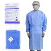 Avental de Isolamento Descartável SMS Tecido Não Tecido Uso Reversível Roupa de Trabalho PP à Prova de Poeira Espessada Roupa de Proteção Roupa de Isolamento Impermeável