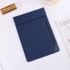Prancheta de Conferência A4 Pasta de Couro Escritório Assinatura Sala de Conferência Especial Placa de Escrita Pad Suporte para Copo Presente