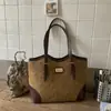 Nova Bolsa Tote Elegante de Grande Capacidade Outono e Inverno 2025 Feminina para o Trabalho Moda Tendência Estilo Coreano Ins Bolsa de Ombro