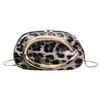 Bolso de Hombro Versátil con Cadena para Mujer, Estampado de Leopardo, Diseño Único, Moderno y de Alta Gama, para Viajes Diarios Otoño/Invierno 2025