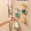 Soporte para cabezal de ducha giratorio 360 grados sin taladro hecho de material ecológico, fijador universal de cabezal de ducha montado en la pared para el baño