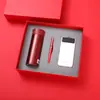 Regalo Empresarial Taza con Candado Set Power Bank Aniversario Corporativo Abrebotellas Set de Tazas Térmicas Logo Personalizado