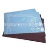 Tapete de mesa occidental de silicona rectangular con diseño de rosas de 45 x 30 x 0,09 cm, aislamiento térmico, resistente al agua y a altas temperaturas.