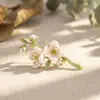 Broche de Flor de Peonía Guofeng para Mujer de Gama Alta Exquisito Estilo Antiguo Primavera y Verano Cheongsam Abrigo Chino Corsage Pin de Abrigo Accesorios