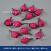 Flor de seda cor vinho flor parede de flores corsage de cabeça material para DIY bolsa adesivo para moldura de foto DIY flor de grampo de cabelo decoração Hanfu
