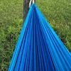Hamaca de Nylon, Paracaídas de Nylon Ultraligero, Hamaca Exterior de Bloques de Color Individual y Doble, Columpio de Camping