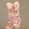 Gran Venta Otoño e Invierno Pasador para el Cabello Niños Dibujos Animados Kuromi Pasador para el Cabello Niña Pequeña Lazo Flequillo Pinza BB Accesorios para la Cabeza de Bebé