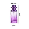Frasco de Perfume de Vidro Colorido 30ml Frasco Portátil para Dispensar Perfume Frasco de Amostra de Vidro Frasco de Perfume com Spray de Pressão