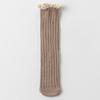 Meias Longas de Renda para Bebês Meninos e Meninas Recém-nascidos, Classe A, Primavera, Outono e Inverno, Novas Meias Infantis Longas Retas Sem Calcanhar