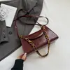 Bolsa de Corrente Estilo Coreano Fashionável Elegante de Grande Capacidade 2025 Verão Novo Estilo Estilo Simples Bolsa Feminina