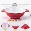 Tazón especial para hot pot picante, tazón grande con dos asas, tazón para fideos de arroz y fideos de caracol, tazón comercial para hot pot picante, vajilla de melamina, tazón para tienda de fideos