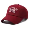Boné de Baseball Bordado com Letra Estilo Coreano, Aba Macia para Jovens Homens e Mulheres, Casais, Estudantes, Chapéu de Sol Retrô Japonês