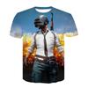 Camiseta de manga corta con estampado de Grand Theft Auto, juego de comercio electrónico transfronterizo GTA5, coche volador de Sin City