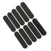 Pegatinas Reflectantes Retro Plateado Negro Casco de Motocicleta Bicicleta Scooter Cochecito Advertencia Nocturna Pegatinas Reflectantes