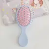 Pente de Massagem Macaron Coração Ins para Meninas Pente para Cabelo de Estudante Portátil para Dormitório Estudante com Air Bag Mini Pente para Casa