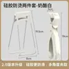 Clip para Bol Antideslizante Anti-quemaduras de Silicona Extra Grueso Levantador de Platos de Cocina Clip para Platos Pinzas para Verduras Clip para Verduras al Vapor