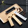 Manija oscura empotrada moderna minimalista tatami manija invisible cajón de armario gabinete tirador ranurado dorado negro
