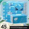 Cuidado com Plantas Papel de Seda 45 Pacotes Grandes de Toalhas de Papel, Caixa Completa de Guardanapos, 400 Folhas de Papel, Papel de Seda Doméstico Acessível de 4 Camadas Atacado