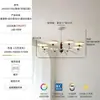 Lámpara de araña para sala de estar, estilo francés color crema, moderna y vintage, luz principal para el recibidor, amigable con la vista, espectro completo, iluminación Nanyang