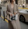 Elegante socialite chique único terno saia longo cardigã de tricô casaco suéter feminino primavera estilo coreano vestido emagrecedor