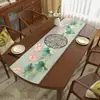 Jogo americano de PVC impresso estilo chinês, semi-transparente vazado, à prova d'água e de óleo, lavável, adequado para mesas de centro e mesas de jantar de sala de estar, personalizável