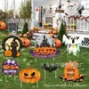 Ventas Directas de Fábrica Señales para Jardín de Halloween Señales Decorativas para Fiestas al Aire Libre Calabaza Fantasma Señales Temáticas de Terror para Jardín