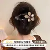 Um grampo de cabelo estiloso e versátil para mulheres, apresentando um design de bico de pato que não pressiona a parte de trás da cabeça, perfeito para criar penteados elegantes no outono e inverno.