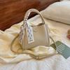 Bolso de mano popular de cesta de verduras transfronterizo para mujer este año 2024 nuevo bolso de cubo de cuero suave bolso de hombro mensajero para ir al trabajo