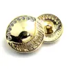 Botões Metálicos da Moda Prontos de Fábrica com Botões de Diamante, Botões Versáteis Decorativos para Ternos, Casacos, Jaquetas Corta-vento, Estilo Pequeno e Perfumado