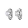 Pendientes de plata de ley 925 con circonitas cuadradas y diamantes para mujer, diseño de nicho sencillo, ligeros, lujosos, exquisitos y elegantes, 9491A