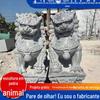Fábrica Direct Hair par Stone Lion Park Square Villa empresa porta da frente um par de escultura de leão animal de escultura de leão