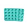 Forma Redonda de Silicone para Bolo com 24 Furos, de Cruzamento, Grau Alimentício, Copo para Muffin, Ferramenta de Confeitaria, Assadeira de Silicone DIY