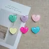 Accesorios Hechos a Mano de Corazón de Amor Transparente de Colores Material para Manualidades Pegamento de Crema Funda de Teléfono Pasador de Pelo Patinetes Eléctricos Crocs Parches