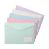 18 Bolsas para Documentos de Broche de Presión Color Macarrón de Seda, Bolsas de Plástico para Archivo de Oficina Tamaño A4 para Tarjetas de Presentación, Bolsas de Papelería para Estudiantes de Información