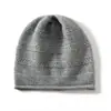 Gorro de Cachemira para Mujer a la Moda, Suave y Cálido, Simple y Elegante, Nueva Moda de Otoño e Invierno Versátil Gorro Turbante Casual