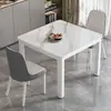 Mesa de comedor y juego de sillas de vidrio templado para el hogar, mesa cuadrada para apartamento pequeño, para 2 personas, simple, casa de alquiler, segundo piso