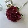 90 flores artificiales, tallos individuales con hojas, hortensia, decoración de boda, arreglo de pared de flores de fondo para hotel, arreglo floral de decoración suave