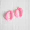 Hebilla de cadena acrílica color caramelo, hebilla de plástico de color, anillo abierto, hebilla para equipaje y ropa, accesorios de joyería al por mayor