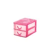 Caja organizadora de cajón de dulces de 2-3 capas caja de acabado caja de almacenamiento de cosméticos piezas de escritorio de oficina