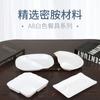 Melamina imitação de porcelana prato prato compartimento prato branco plástico prato frio prato retangular molho de imersão prato