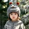 Gorros para Bebé, Gorros de Lana de Invierno, Lindos y Súper Lindos, Gorros Engrosados Calientes con Protección para Orejas para Bebés Niños y Niñas, Gorros a Prueba de Viento para Uso al Aire Libre, Coreano