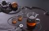 Colador de té de vidrio soplado a mano, colador de té de vidrio para taza de mate, colador de té, colador de té partido