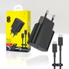 Cargador Rápido de 30W Adaptador de Corriente Pd USB Tipo-C Adecuado para Cargar Teléfono Móvil Samsung con Cable