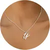 Comercio Exterior Más Vendido Diseño Creativo Collar de Palabras Artístico Lujo Ligero Gama Alta Diseño de Nicho Joyería para Mujer