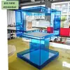 Mesa Auxiliar de Sofá de Acrílico, Mesa de Esquina Creativa, Mesa de Centro para Sala de Estar, Estante de Almacenamiento, Estante de Almacenamiento Simple para Dormitorio, Mesita de Noche