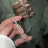 Pulsera Completa de Diamantes para Chica Rica con Circonita de Trébol de Cuatro Hojas, Electrochapada 2025 Nueva Popular de Nicho Exquisita y Lujosa Joyería de Mano