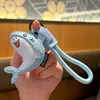 Novo Atacado Transfronteiriço Processamento Couro Baleia Marinha Chaveiro Aluno Casal Bolsa Decorativa Mochila Pequeno Pingente